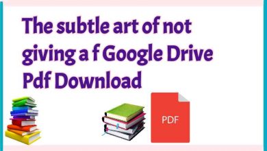 Photo of The subtle art of not giving a f Google Drive Pdf Download