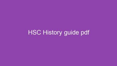 Photo of HSC History guide pdf