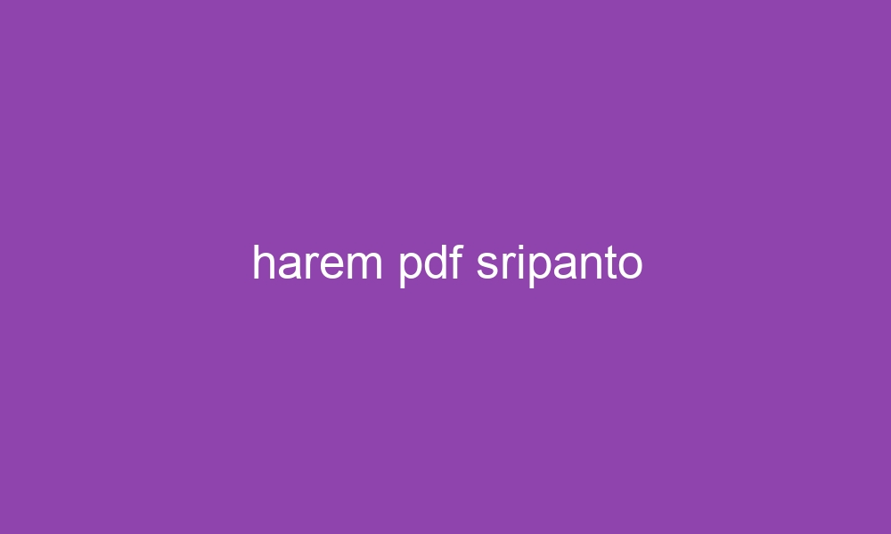 harem pdf sripanto 3621 1