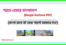 Photo of শরতে-হেমন্তে বাংলাদেশ রচনা (পয়েন্ট আকারে ৮০০ শব্দ) for All Class